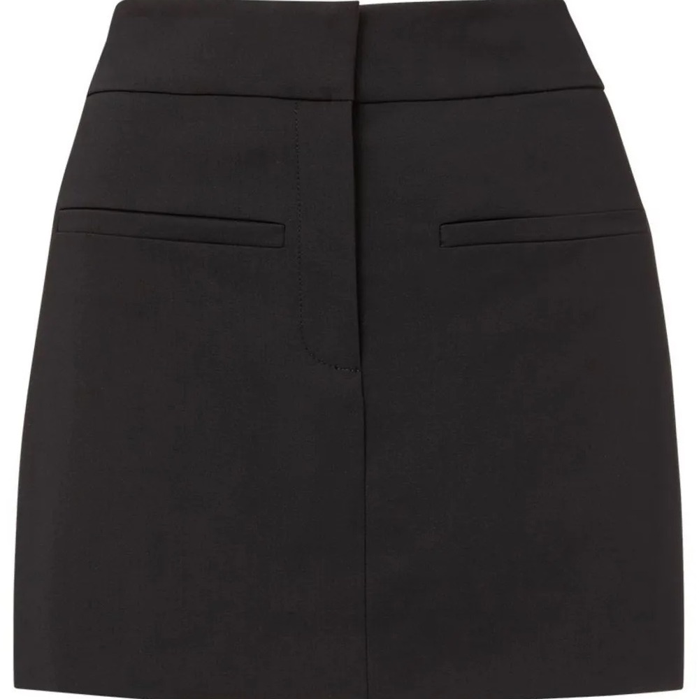 Veronica Beard Elara Black Mini Skirt